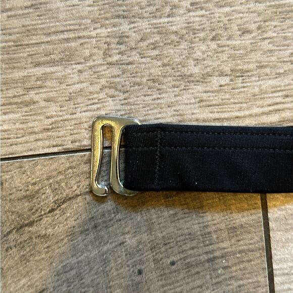 Factorie black pink embroidered hibiscus Hawaiian surf triangle bikini sz small - Picture 5 of 6